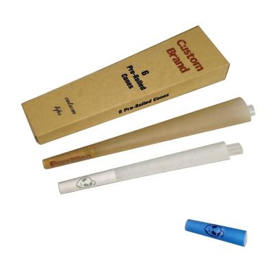 China Organic Rolling Paper Custom Hemp Smoking Rolling Papers Pre Rolled Cones For Smoking for sale