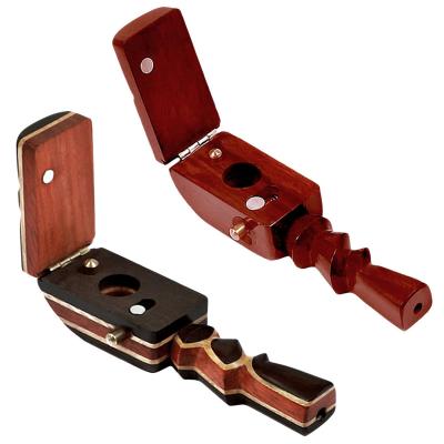 China For New Arrival Weed Smoking Handmade Wooden Pipe Tobacco Foldable Displays Weeds Pipe Smoking Accessories for sale