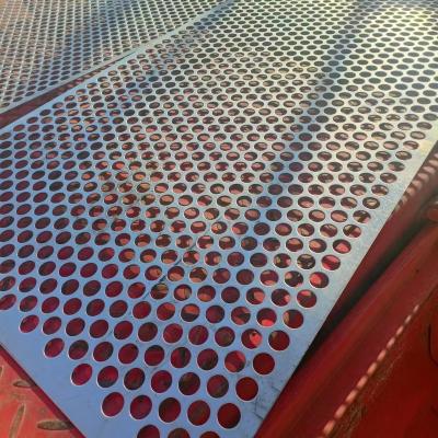 China Plain Weave Factory Price Steel Metal Sheet Panels 8mm Perforated Series / Rectangular Punched Hole Metal Mesh for sale