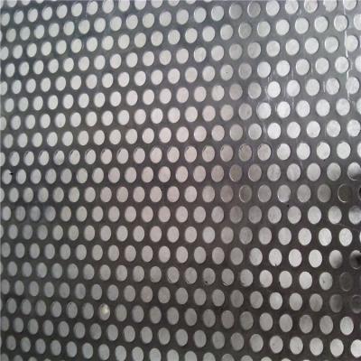 China Plain Weave 20mm Diameter Round Hole Stainless Steel Mesh Perforated Metal Plate 60 Degree Staggered Perforated Hole Screen for sale