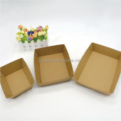 China 100% Eco Friendly Food Compostable Corrugated Paper Tray for sale