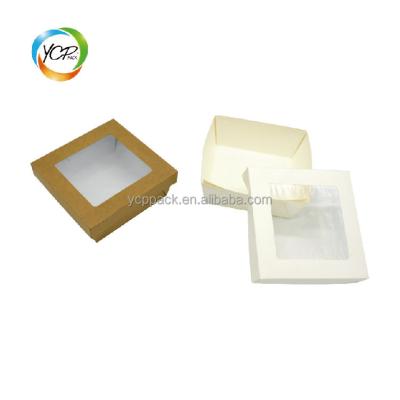 China Disposable Cake Box With PET Window for sale