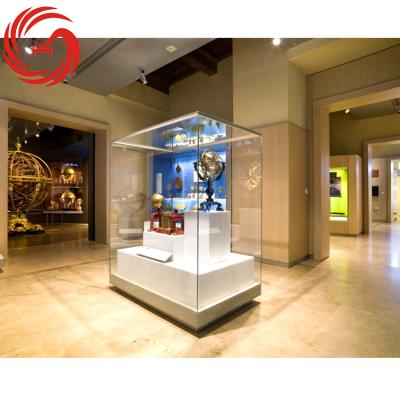 China 3D Science Museum Display Showcase Glass Design Environmental Friendly Custom Cases for sale