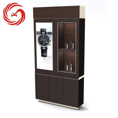 China Environmental Friendly Exhibition Used Glass Watch Display Floor Display Cabinet For New Watch for sale