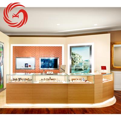 China Modern Watch Display Furniture Watch Shop Interior Design With Led Lights KSL-W070601 for sale