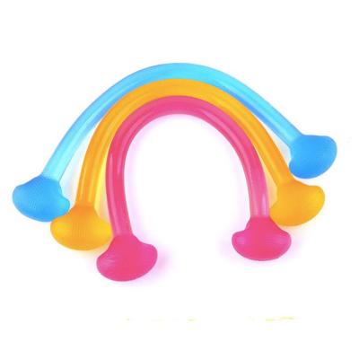 China High Elastic Silicone Resistance Bands Elastic Fitness Band With Hand Grip Balls for sale