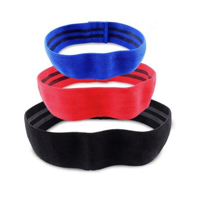 China Non Slip Hot Selling Non Slip Elastic Strength Training Legs Glutes Booty Hip Cloth Resistance Bands for sale