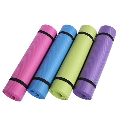 China Eco Friendly Non Slip Custom Non Slip Gym Exercise Balance NBR Yoga Mat for sale