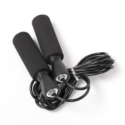 China Portable Adjustable Foam Easy Handle Jump Rope Workout PVC Jump Rope for sale