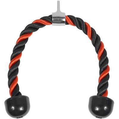 China Strength Training Gym Fitness Arm Strength Training Pull Down Nylon Tricep Rope for sale