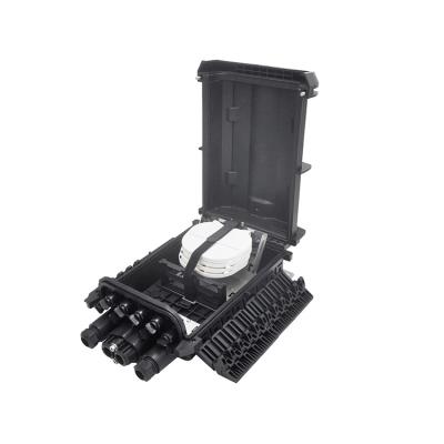 China FTTH 8 Core CTO PP+GF Outdoor Fiber Tray Fiber Optic Distribution Box for sale