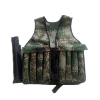 China Durable Outdoor Camouflage Running Weight Training Running Adjustable Gym Vest for sale