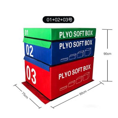 China Soft Bodybuilding Fitness Gym Equipments Plyo Jump Box Sets for sale