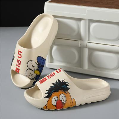 China Non-slip Bathroom EVA Yeezy Slides Lightweight Slippers High Quality Unisex Bedroom Shower Fashion Trend Sandal Summer For Men Women for sale