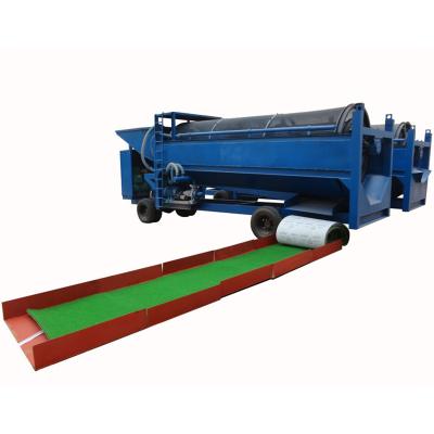 China Alluvial low price mobile gold washing plant trommel screen equipment for alluvial gold plant for sale