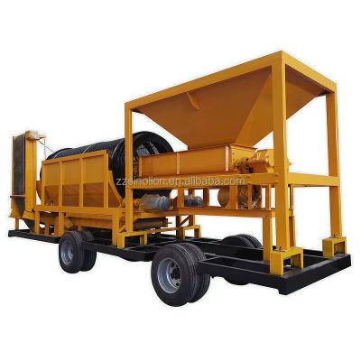 China Mobile Topsoil Compost Chip Screening Equipment for Fertilizer Biomass Chips Screening for sale