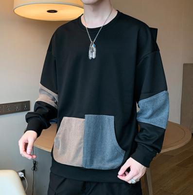 China Other Long-sleeved T-shirt men's autumn 2021 new trendy brand round neck sweater bottoming shirt autumn clothes men's upper clothes co for sale