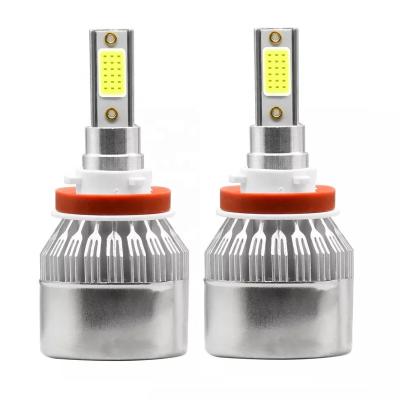 China Hot sale High Brightness LED C6 Ultra LED C6 12v LED light C6 LED headlight foco LED C6 H1 H3 H11 H13 H27 H15 9007 9005 9006 car LED headlights bulb H4 LED H7 for sale