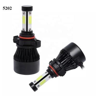 China High Brightness LED 4 Sides 360 Degree Light No Dark Spot X7 Headlamp Auto Lighting System 360 Degree 4 Side LED Bulb 9005 9006 9012 H1 H3 H7 H27 H11 Fog Light H4 Car LED Headlight Bulb for sale