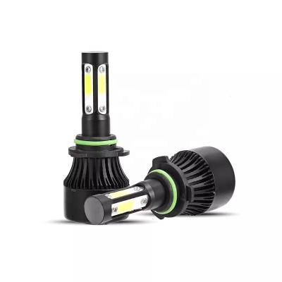 China High Brightness LED 4 Sides 360 Degree Light No Dark Spot Super Bright No Dark Spot Mini Headlamp Bulb Cooling Fan X7 4 COB LED Chip H11 H13 9004 9005 9006 9007 H4 H7 Car Led Headlight for sale