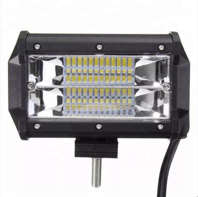 China Auto led light offroad vehicle Wholesale Offroad driving Led Working Light 9-32V Spotlight Car Auto Accessories Led Work Light 72W LED Light Bar for sale