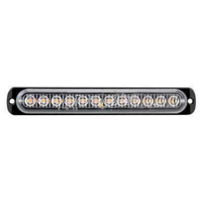 China Car / motorcycle / truck / truck High Quality Cheap 12led Car Truck Light Led Flash Strobe Light 12 Led Car warning Emergency slim led light bar for truck for sale