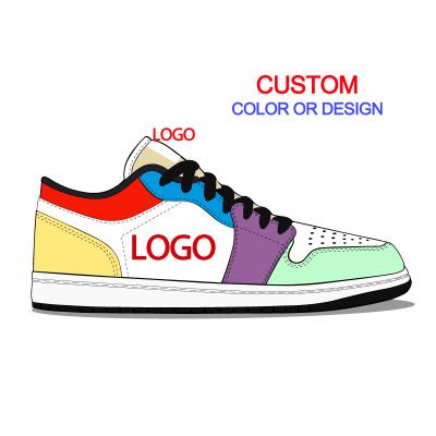 China Fashion Trend OEM Basketball Shoes Sports For Men Manufacturer Custom Mens Shoes Basketball Sneakers Custom LOGO for sale