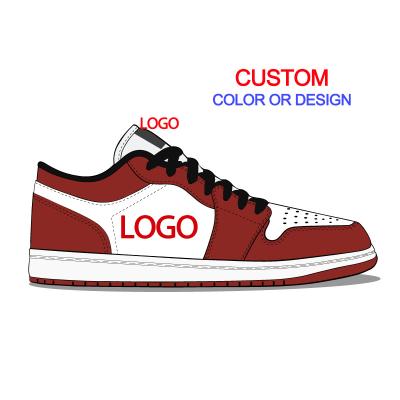 China Customized High Top Fashion Trend Fashion Low Top Design Lightweight Sports Shoes Customized Sneakers for sale