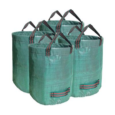 China PP 1/2/3/4 Pack Bag 272L Reusable Heavy Duty Lawn Waste Sheet Garden Waste Bags for sale