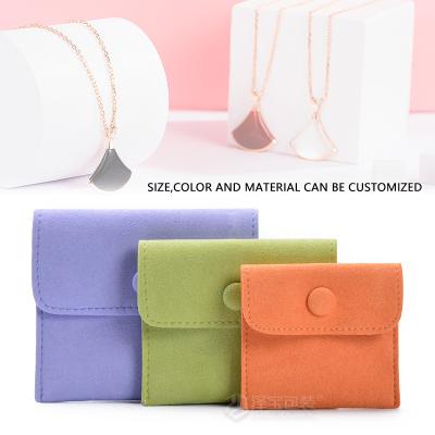 China Multifunctional Pu Leather Medium Large Small Mini Velvet Jewelry Packaging Pouches Luxury Designer Jewelry Packaging Display Bag For Men for sale