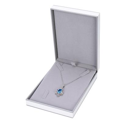 China High Quality Plain Eco-friendly Box Simple Design Color Jewelry Packaging Ring Necklace Jewllery Boxes Square Custom Treasure Box for sale