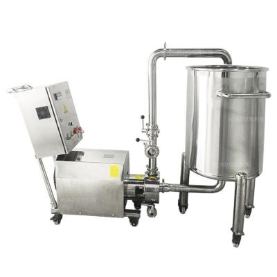 China Stainless Steel Viscous Liquid Integrated Liquid and Pipeline High Shear Powder Mixer Homogenizer Emulsion Circulation Pump for Food for sale