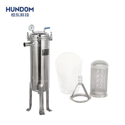 China Water Treatment Stainless Steel SS304 316L Single Bag Filter Multi-bag Filter With Chemical Beer Paint Filtration Filter Machine for sale