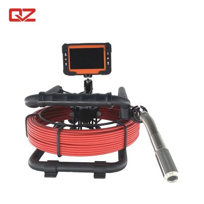 China NIGHT VISION 20m Push Rod Cable Duct Inspection Camera With Metal Cable Reel for sale