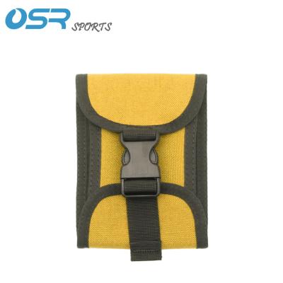 China 1680D high tenacity nylon / 1000D nylon scuba diving weight pocket 2kg double fins with buckle closure used on BCD tank band waist diving strap for sale