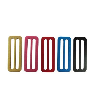 China 1pcs 50mm Aluminum Tri Bar 2inch Glider 50mm Webbing Keeper 5 Colors For Option Diving Climbing Accessory for sale