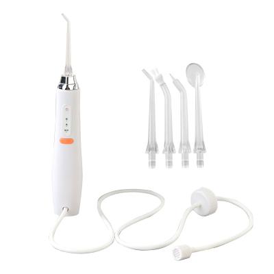 China Cordless Portable Oral Flosser Oral Teeth Car Water Irrigator Rechargeable Dental Flosser Tooth Cleaner for sale