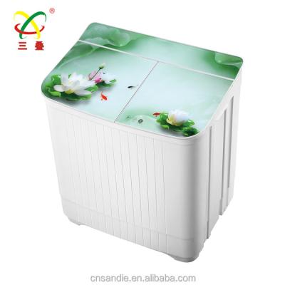 China Semi Automatic Household 4.0kg Twin Tub Laundry Appliances Washing Machine With Dryer for sale