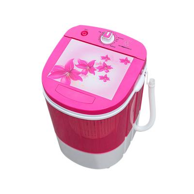 China Plastic Single Tub 3.0kg Mini Semi Automatic Clothes Wash Machine for sale