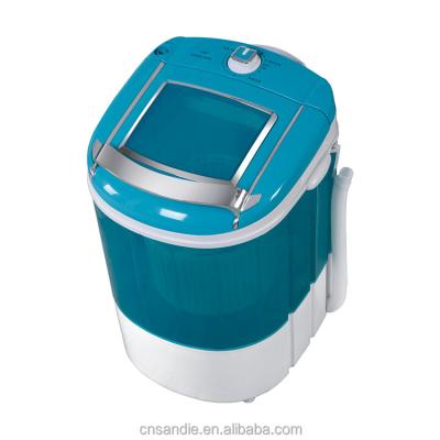 China 3.0kg Plastic Single Tub Semi Automatic Mini Baby Washing Machine With Dryer for sale