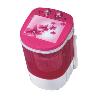 China Plastic Single Tub Semi Automatic Mini Clothes Washing Machine for sale