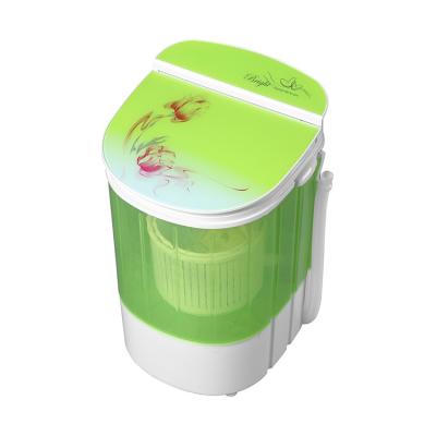 China Transparent 2.0-4.0kg Plastic Single Body Mini Tub Semi Automatic Portable Washing Machine for sale