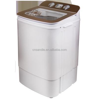 China Plastic Single Tub 5.0kg Semi Automatic Mini Glass Washing Machine for sale