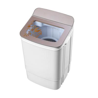 China Plastic semi automatic washing machine/single tub washing machine/top loading washing machine suit for college/camp/baby for sale