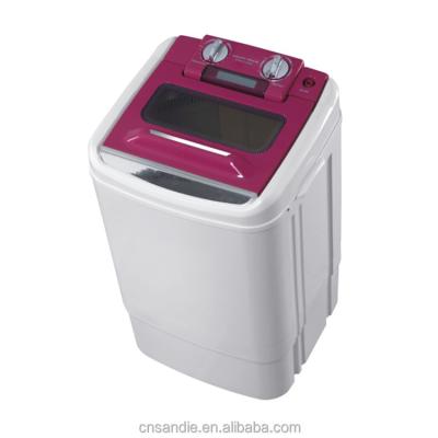 China Semi-automatic 4.0kg Plastic Top-loading Single Tub Washing Machine for sale