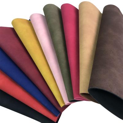 China Good Waterproof Suede PU Fabric Materials Use For Shoe Making for sale