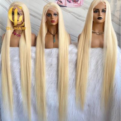 China Wholesale High Quality 50inch 40inch Silky Straight Virgin Brazilian Wave Cuticle Aligned Hair, 100% Transparent Hair Wigs For Black Women for sale