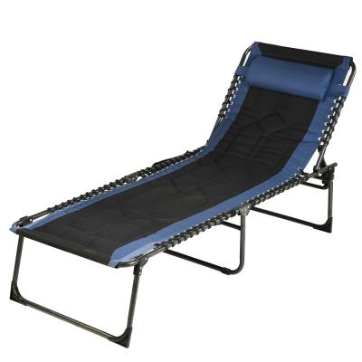 China Good Quality Modern Wholesale Beach Lawn Sunbathing Pad Four Position Large Size Portable Convertible Lounge for sale