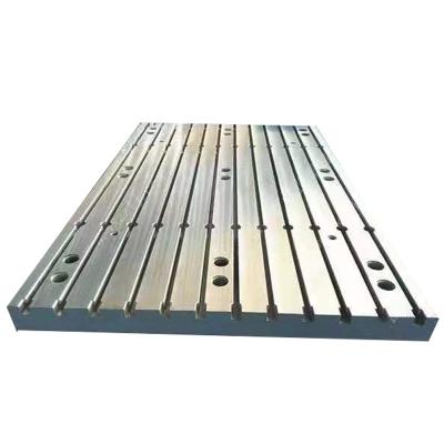 China Durable High Precision Cast Iron Bed T-slot Surface Plate for sale