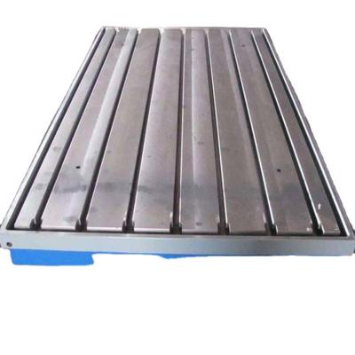 China Durable cast iron t split surface sole with groove for dynamometer base for sale